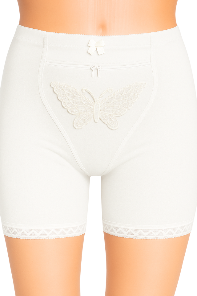 Chilot modelator Zipper cu picior, White, BebePrice [3]