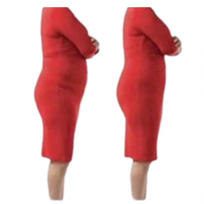 Chilot tanga modelator 2 in 1 postnatal cu talie inalta Alb Rose Girl  BebePrice [7]