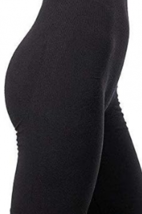 Colant modelator din bumbac organic, talie de viespe, Black, BebePrice [4]