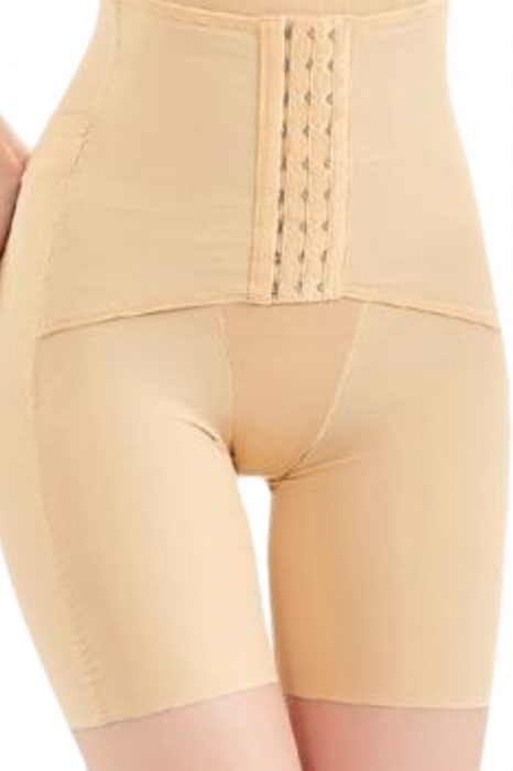 Colant modelator Invisi, corset, prindere mos si baba, talie de viespe, Beige, BebePrice [2]