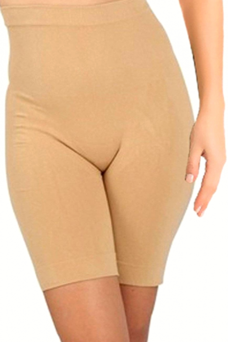 Colant modelator din bumbac organic, talie de viespe, Beige, BebePrice [6]