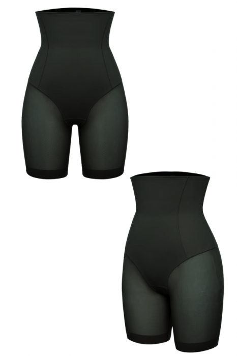 Colant modelator Invisi, cu efect tanga Negru ,BebePrice [6]