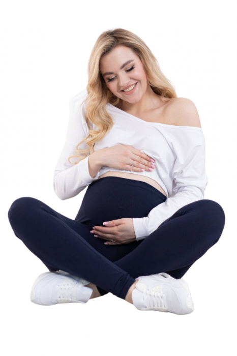 Colant pentru gravide Belly Confort, Blue Navy BebePrice [4]