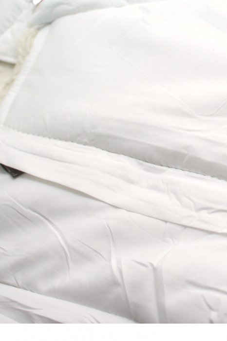 Combinezon fas, captusit cu blanita, Off White, BebePrice [2]