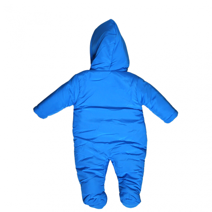 Combinezon gros din fas, baietel, Giraffe, Azure [4]