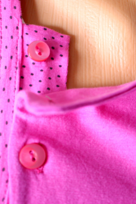 Compleu maternitate, Pijama alaptare + Halat gravide - 3 piese, Koala, Magenta [4]