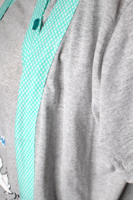 Compleu maternitate, Camasa alaptat + Halat gravide, Grey-Green, Maneca Scurta,BebePrice [2]