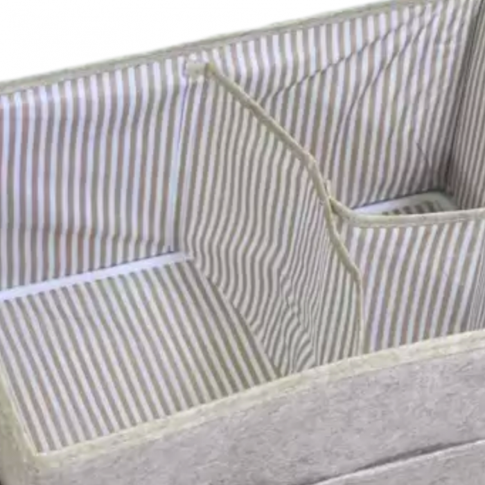 Cos organizator pentru noptiera sau comoda bebelușului, Lite Brown, BebePrice [5]