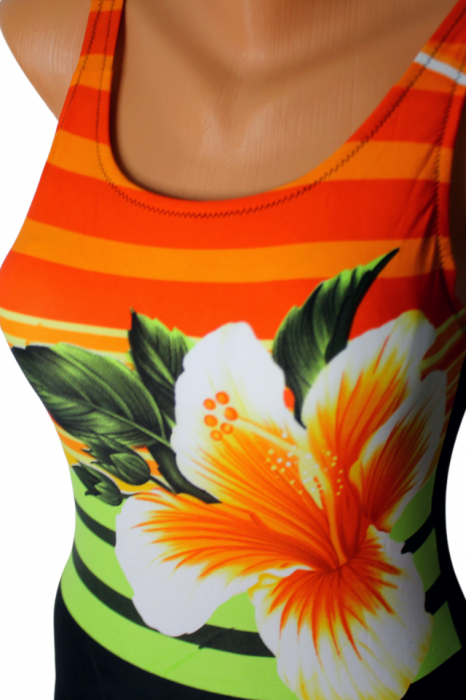 Costum de baie intreg, Florence, Orange, BebePrice [4]