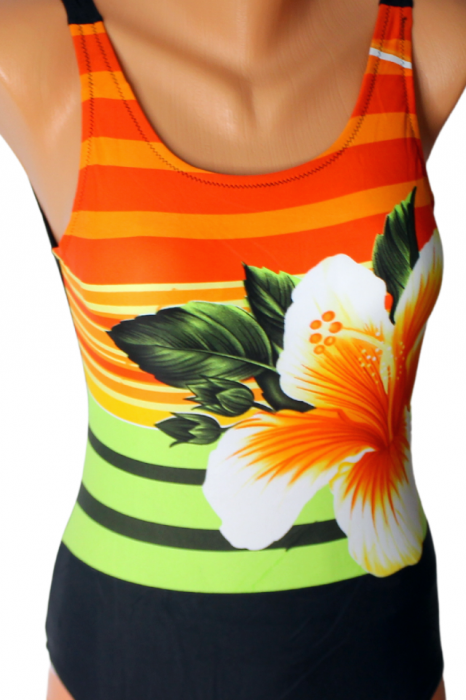 Costum de baie intreg, Florence, Orange, BebePrice [2]