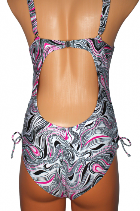 Costum de baie, intreg, Ilussion, Fucsia, BebePrice [5]