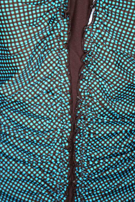 Costum de baie, intreg, Points, Turquoise, BebePrice [9]