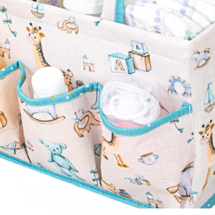 Cos organizator pentru bebelusi, Cerulean, BebePrice [2]