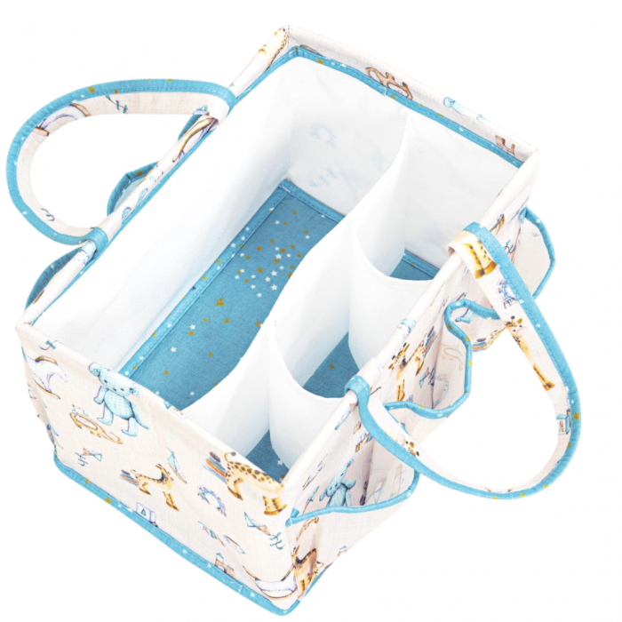 Cos organizator pentru bebelusi, Cerulean, BebePrice [3]