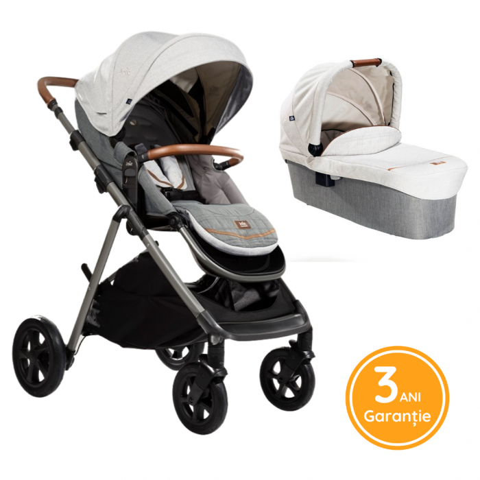 Joie - Carucior multifunctional 2 in 1, reglabil pe inaltime, Aeria Signature Oyster [11]