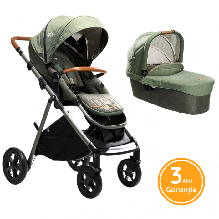 Joie - Carucior multifunctional 2 in 1, reglabil pe inaltime, Aeria Signature Pine [9]