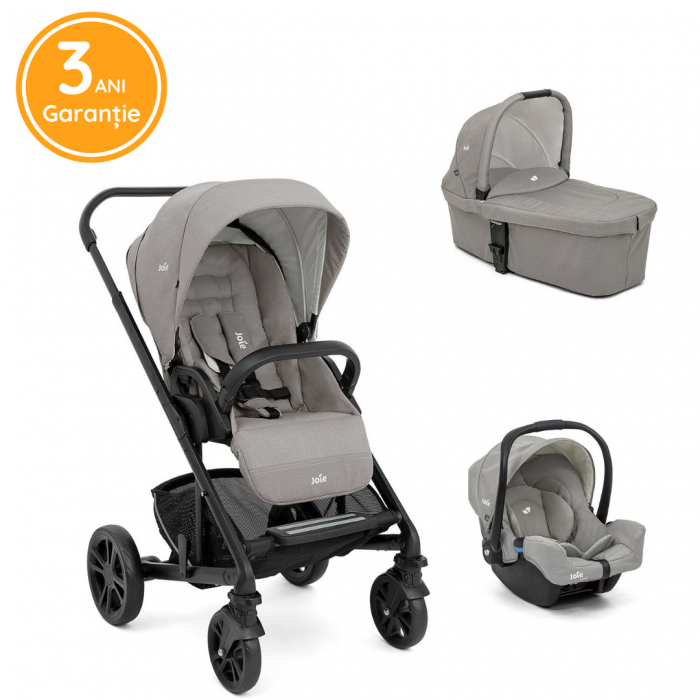 Joie – Carucior multifunctional 3 in 1 Chrome Pebble [7]
