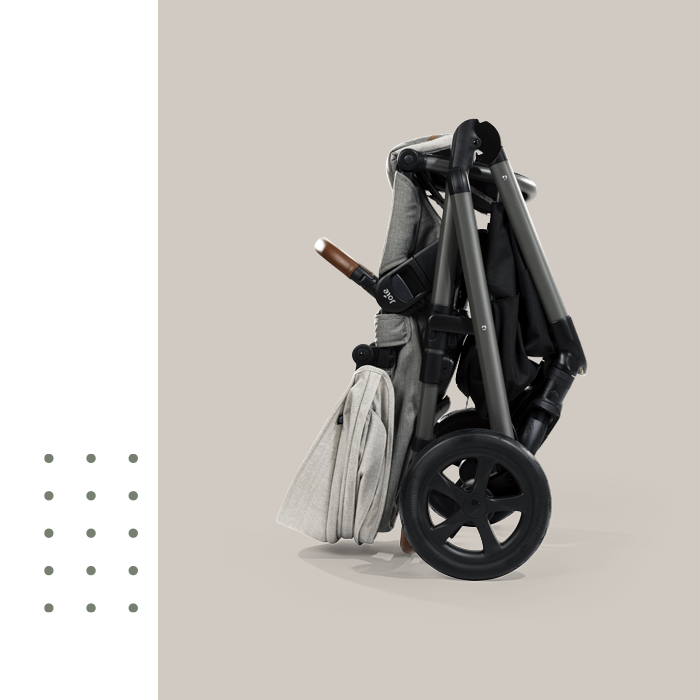 Joie - Carucior multifunctional, reglabil pe inaltime Aeria Signature, Carbon [17]