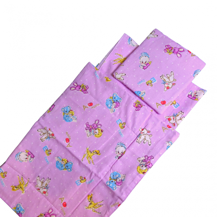 Lenjerie de pat copii, Happy Friends - 3 piese [2]