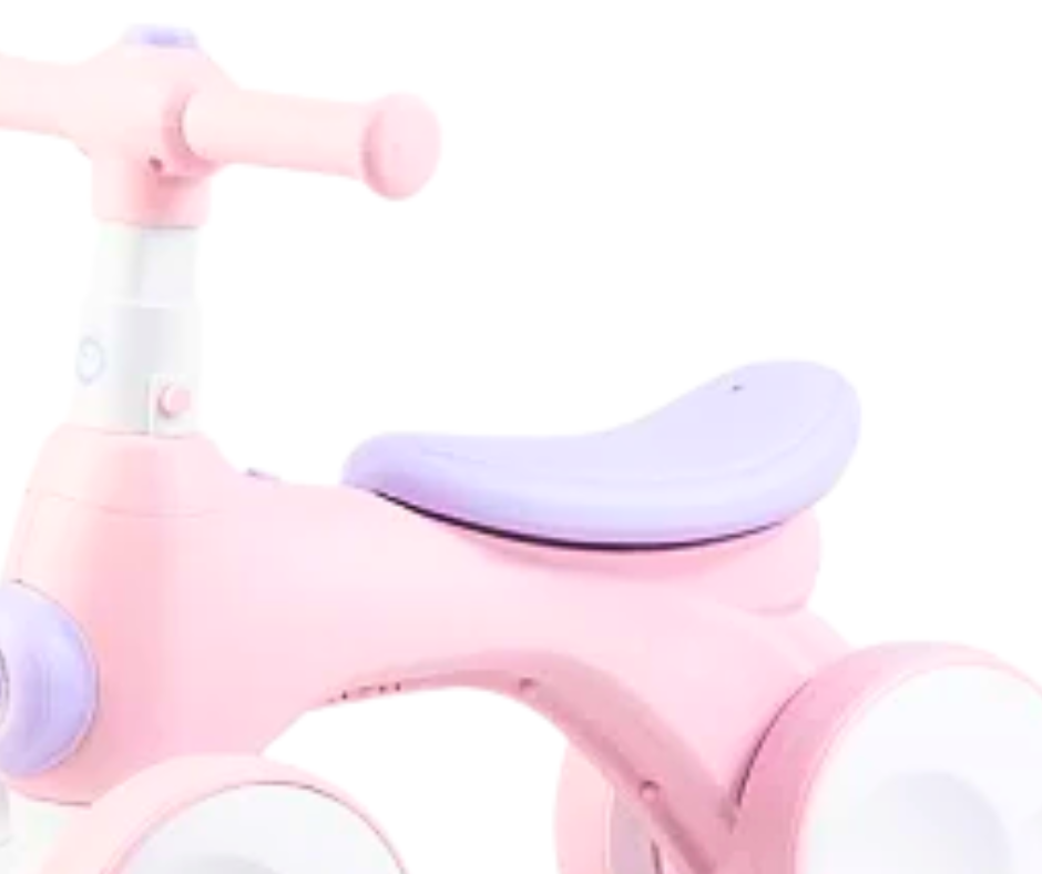 Bicicleta interactiva copii, cu balonase, lumini si sunete, Pink, BebePrice [6]