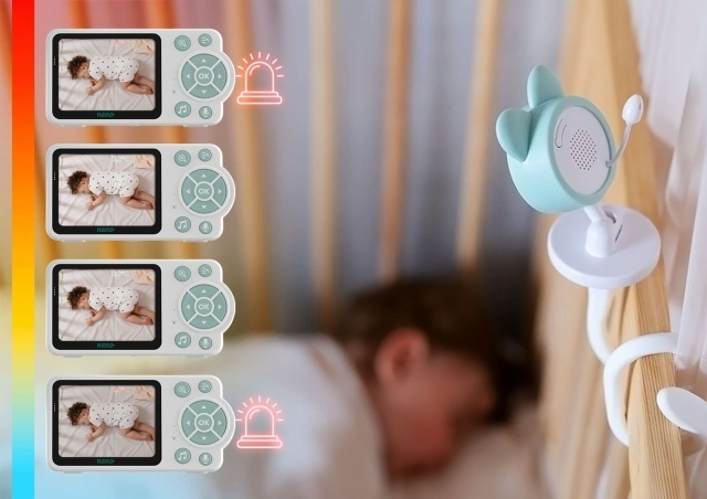 Neno Bambino baby monitor video cu receptor wireless 50-300 m BebePrice.ro [4]