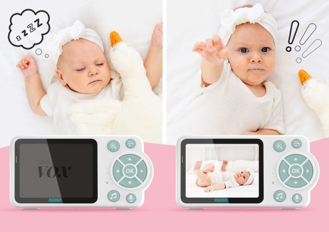 Neno Bambino baby monitor video cu receptor wireless 50-300 m BebePrice.ro [9]