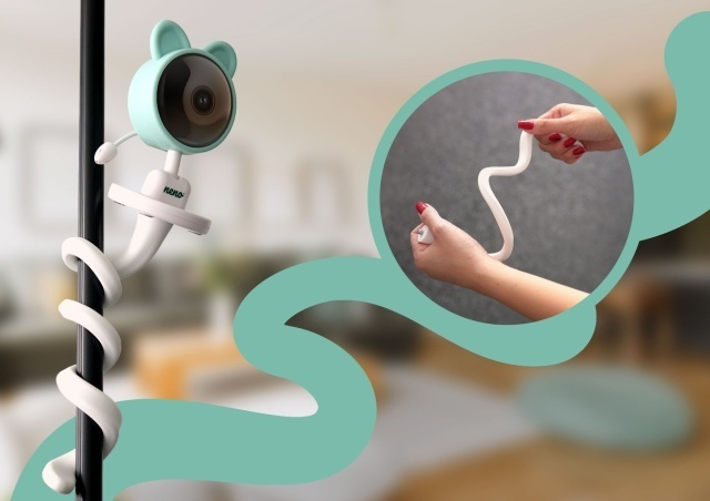 Neno Bambino baby monitor video cu receptor wireless 50-300 m BebePrice.ro [8]