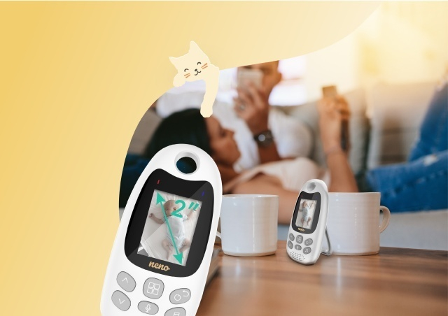 Neno Gato 2 baby monitor wireless cu comunicare bidirecțională BebePrice.ro [3]