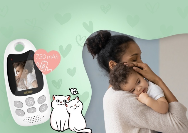 Neno Gato 2 baby monitor wireless cu comunicare bidirecțională BebePrice.ro [11]