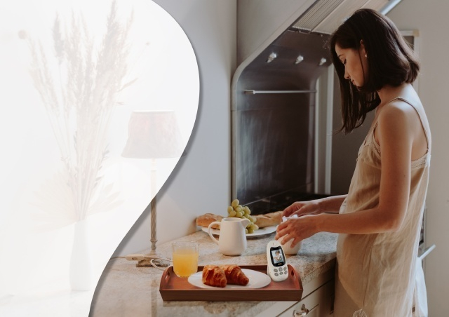 Neno Gato 2 baby monitor wireless cu comunicare bidirecțională BebePrice.ro [4]