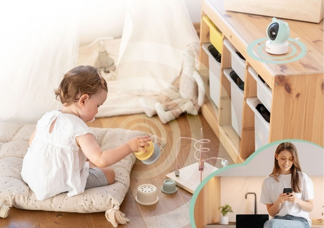 Neno Ivo baby monitor rotativ Full HD cu ecran de 5 inch BebePrice.ro [6]