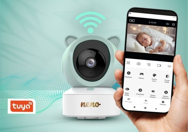 Neno Ivo baby monitor rotativ Full HD cu ecran de 5 inch BebePrice.ro [9]