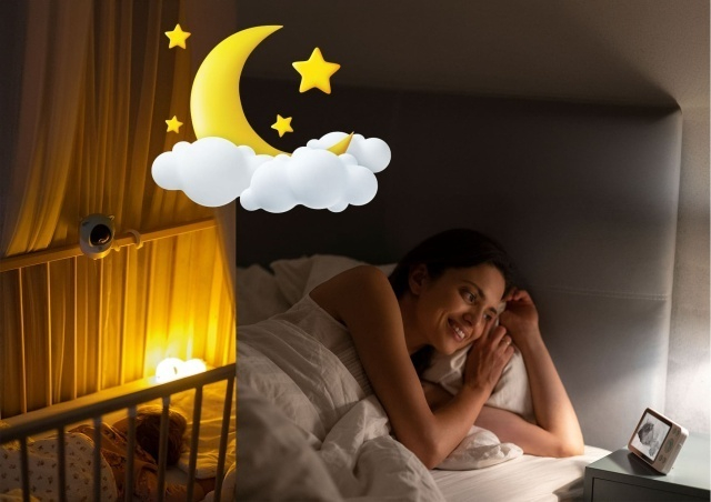 Neno Ivo baby monitor rotativ Full HD cu ecran de 5 inch BebePrice.ro [8]