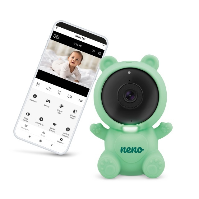 Neno Lui baby monitor Wi-Fi cu suport flexibil și control din telefon BebePrice.ro [2]