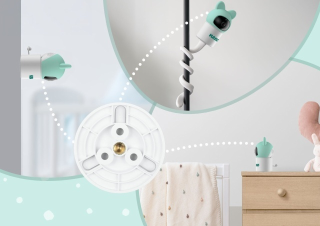 Neno Orso cameră video Wi-Fi smart cu control din aplicație BebePrice.ro [6]