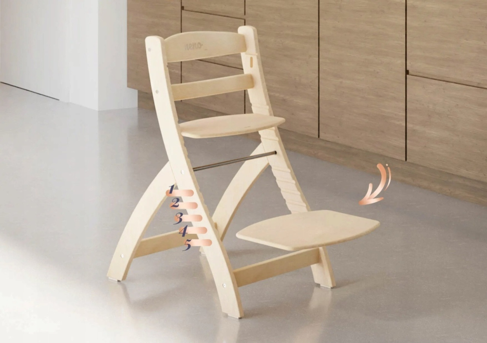 Neno Pino scaun de masă din lemn 2 în 1 BebePrice.ro [9]