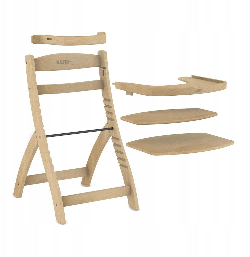 Neno Pino scaun de masă din lemn 2 în 1 BebePrice.ro [7]