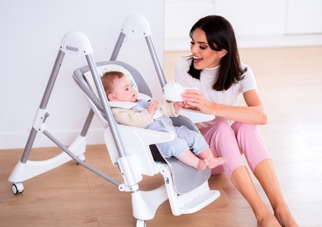 Neno Sedi Grey scaun de masă multifuncțional BebePrice.ro [6]