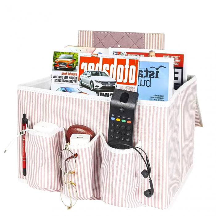 Organizator pentru noptiera bebelusilor, Pink, BebePrice [2]