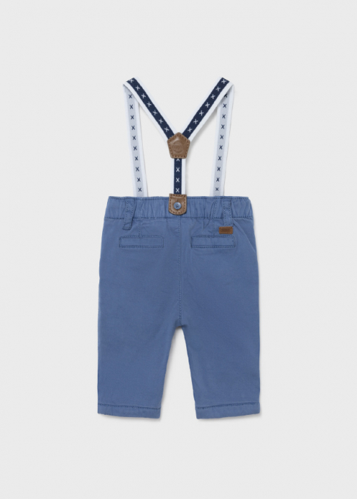 bebeprice Pantaloni Mayoral lungi cu bretele Cerullean [2]