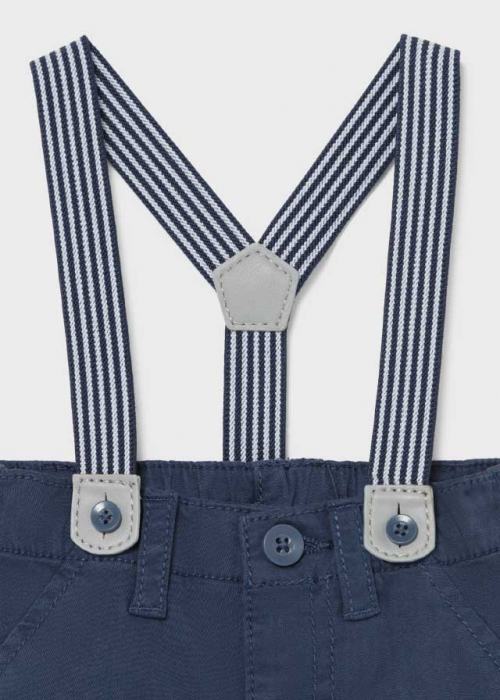bebeprice Pantaloni Mayoral lungi cu bretele True Navy [3]