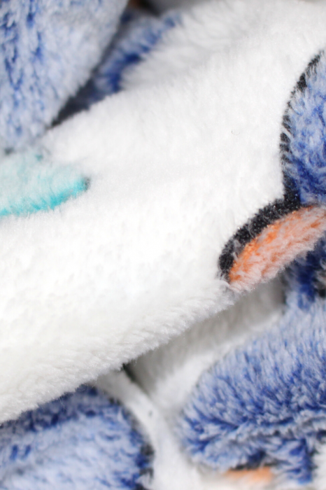 Paturica Bebe Cocolino, Blue Bears, 75x75 cm [6]