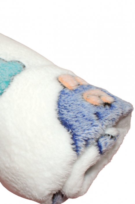 Paturica Bebe Cocolino, Blue Bears, 75x75 cm [4]