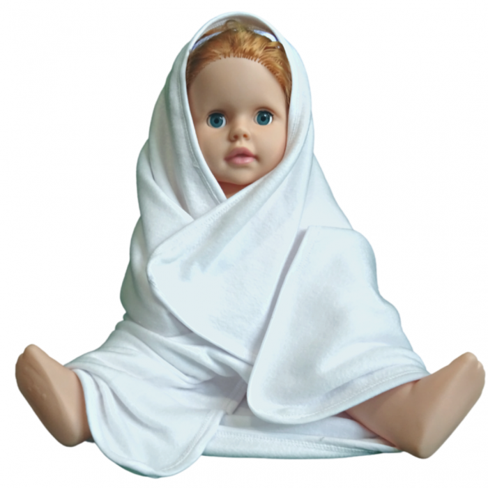 Paturica Bebe Polar Alena, White,  70x50 cm [5]