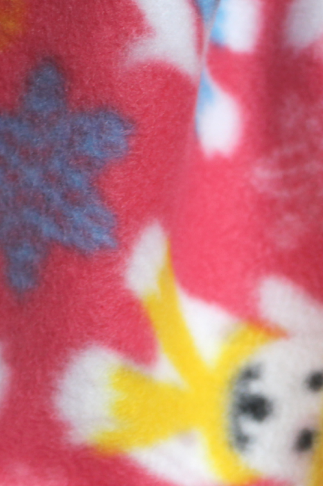 Paturica bebe polar fleece, Alena, Happy Puppies, Ciclame, 75x75 cm [4]