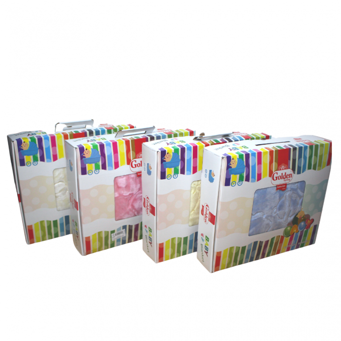 Paturica bebelusi groasa, Dusty Pink, in ambalaj de cadou [2]