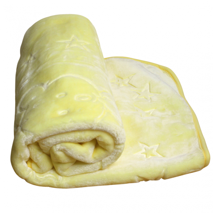 Paturica bebelusi groasa, Yellow, in ambalaj de cadou [4]