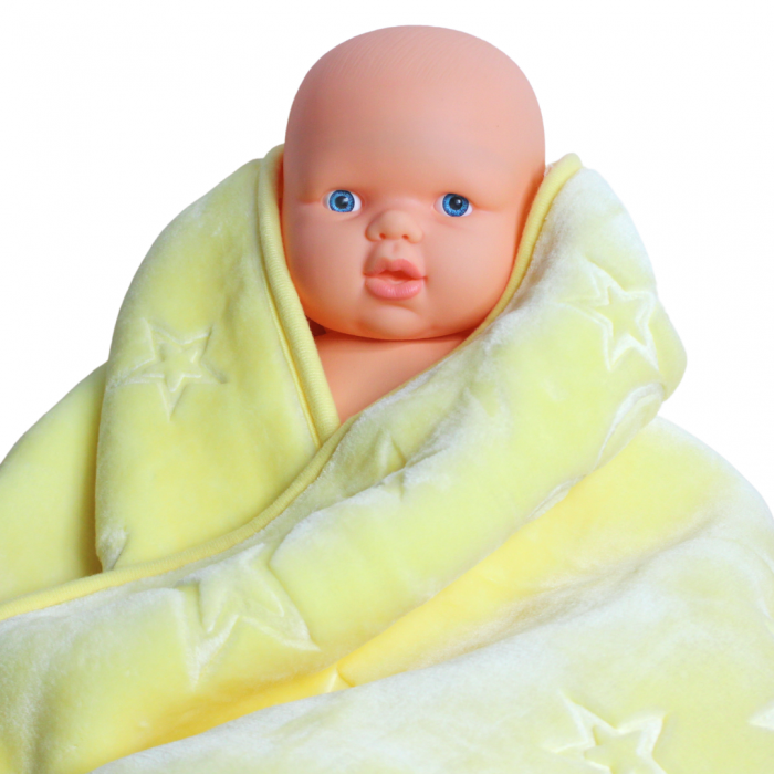 Paturica bebelusi groasa, Yellow, in ambalaj de cadou [6]