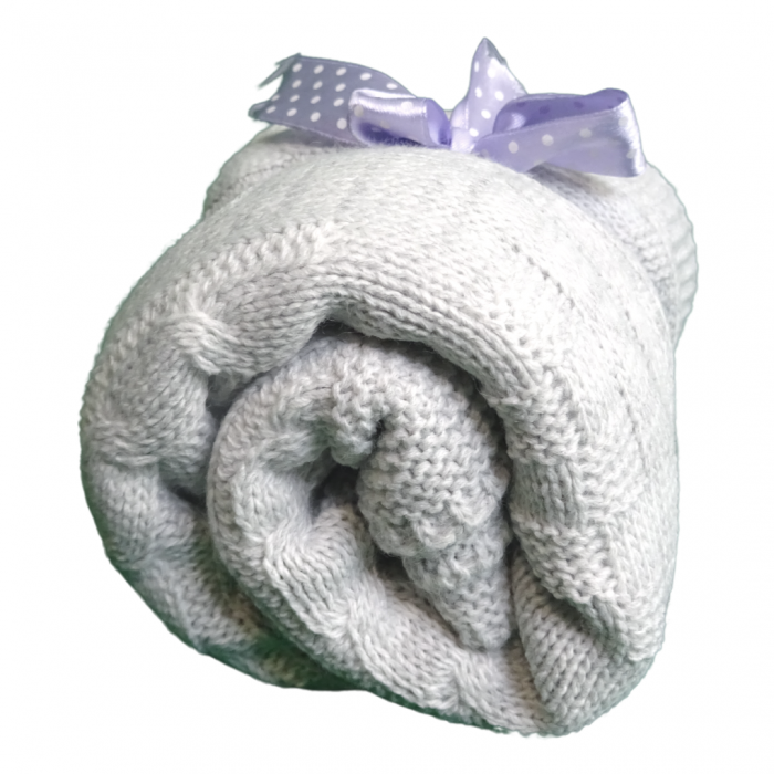 Paturica bebelusi Taffy tricotata Silk Grey [5]