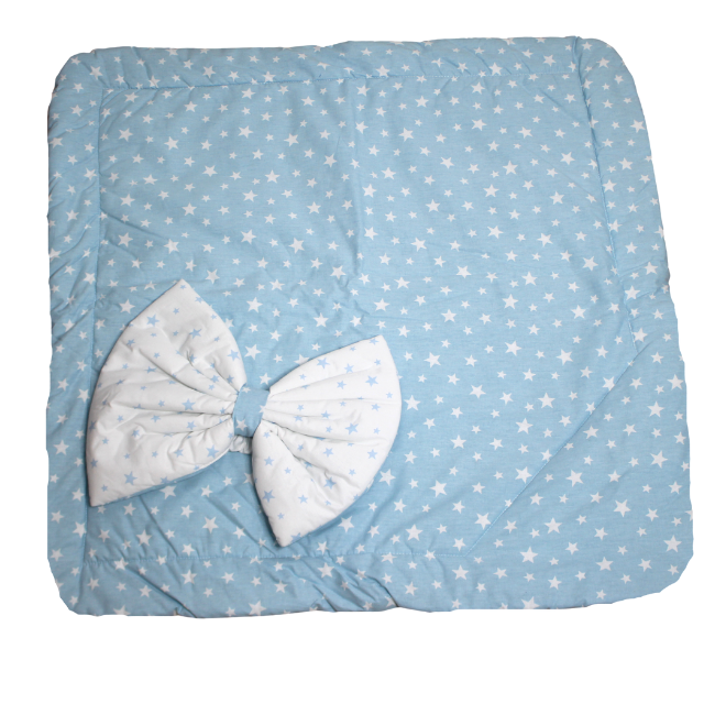 Paturica tip port bebe cu funda, doua fete, Stars, Ciel [4]